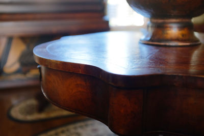 Close-up of old machine