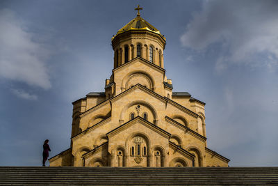 Low angle view of building against sky