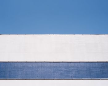 Exterior of built structure against blue sky