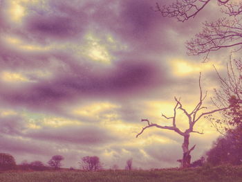 Low angle view of cloudy sky