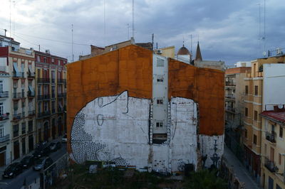 Panoramic view of city against sky