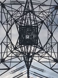 Low angle view of tower against sky