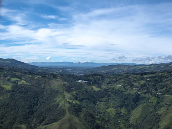 Scenic view of landscape against sky