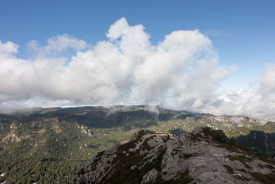 Panoramic view of landscape against sky