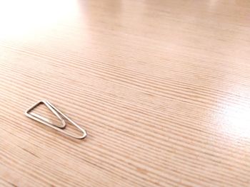 Close-up of wooden table