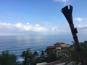 Scenic view of calm sea against sky