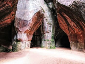 View of rock formation