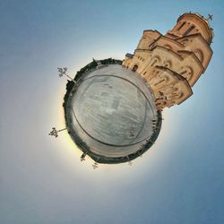 Low angle view of cathedral against clear sky