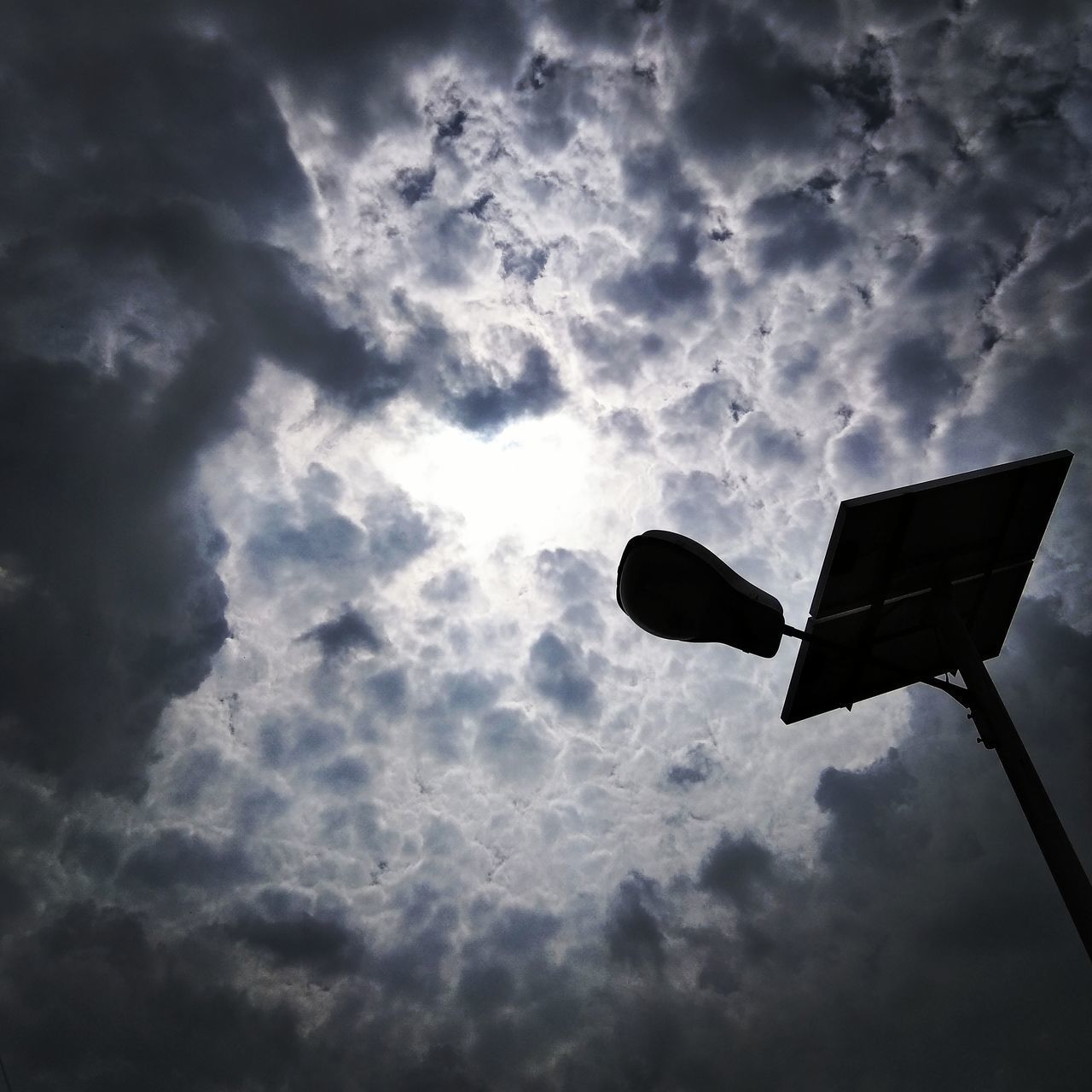 LOW ANGLE VIEW OF SILHOUETTE OF SKY