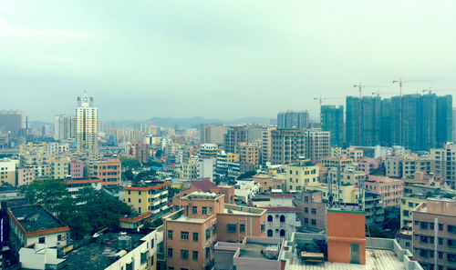 Cityscape against sky