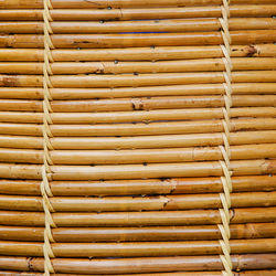 Full frame shot of stack of wood