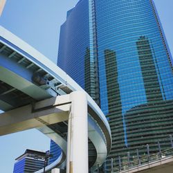 Low angle view of modern building
