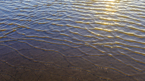 Full frame shot of rippled water