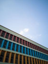 Low angle view of building against sky