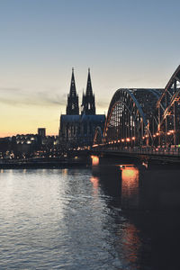 Sunset in cologne