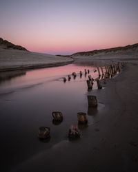 Sunset henne strand