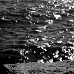 Close-up of rippled water