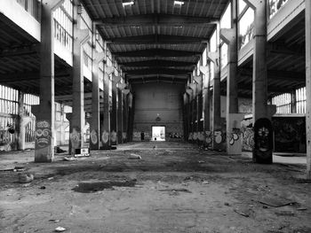 Interior of railroad station