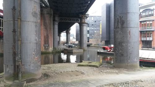 View of bridge in city