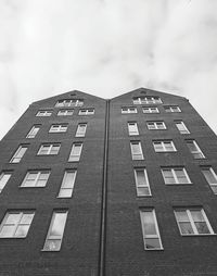 Low angle view of building against sky