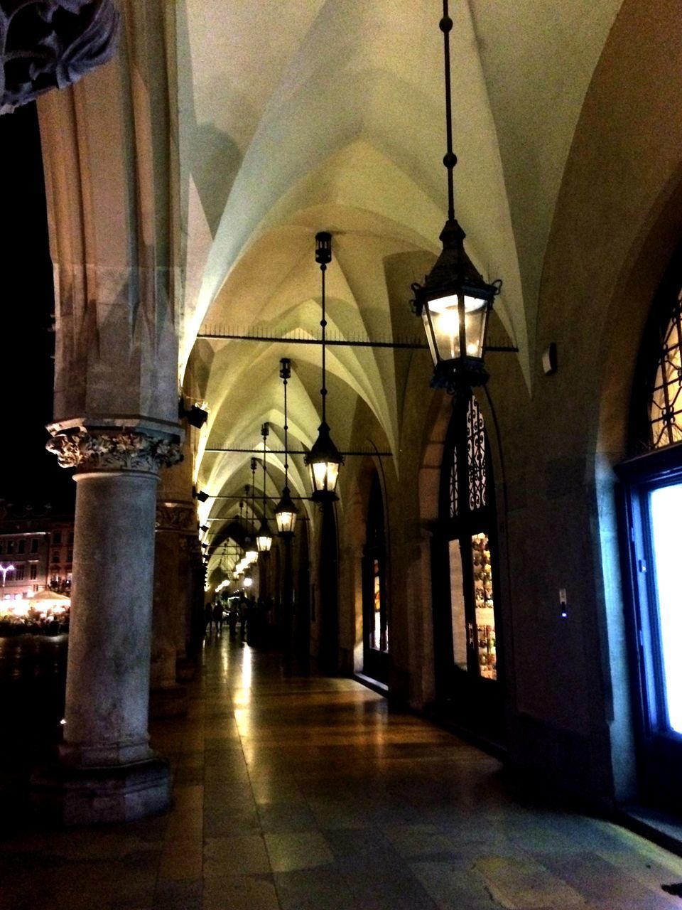 ILLUMINATED CORRIDOR IN ROOM