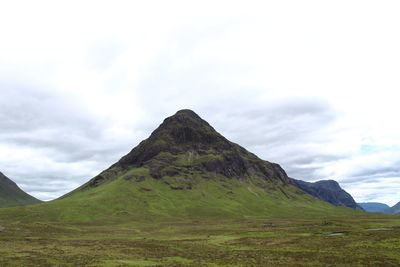 Scenic view of mountain against sky