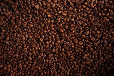 Full frame shot of coffee beans