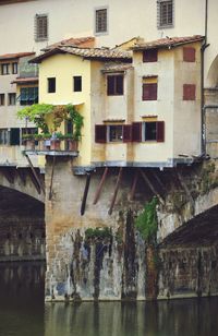 View of canal along buildings