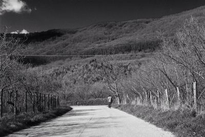 Footpath passing through landscape