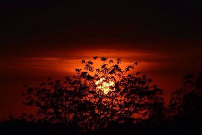 Scenic view of sunset sky