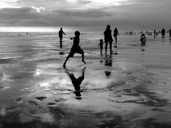 People on beach