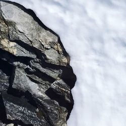 Low angle view of mountain against sky