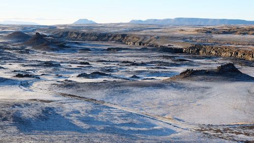 Scenic view of landscape against sky