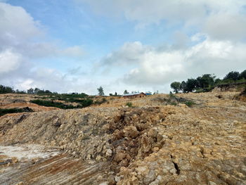 Scenic view of landscape against sky