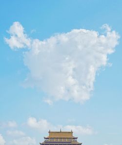 Low angle view of building against sky