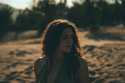 Portrait of a young woman