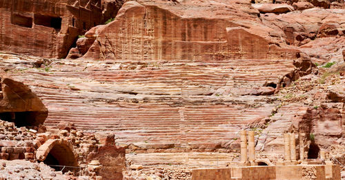 View of rock formation