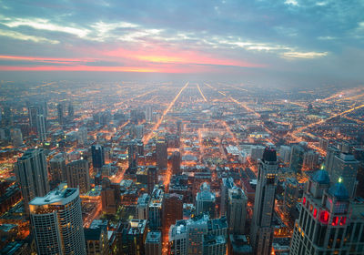 Aerial view of a city