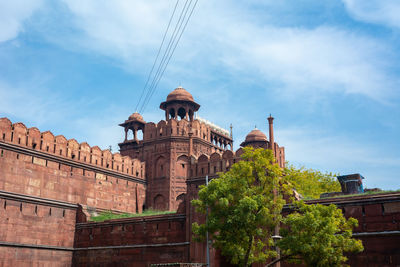 Lal qila - red fort in delhi, india. unesco world heritage site