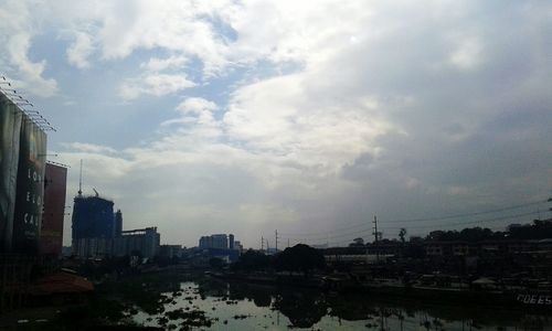 River with buildings in background