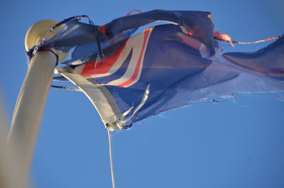 Low angle view of blue sky