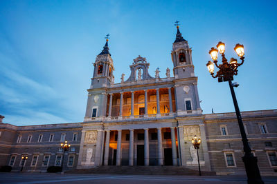 Low angle view of cathedral against sky