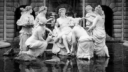 Close-up of painting on wall