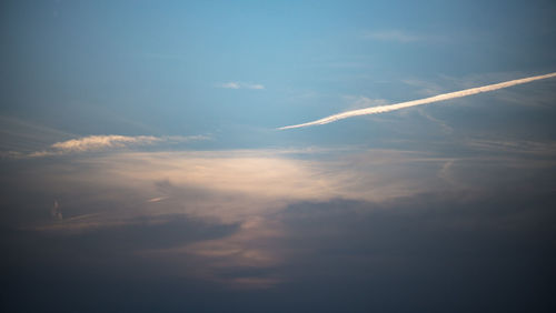 Scenic view of cloudy sky