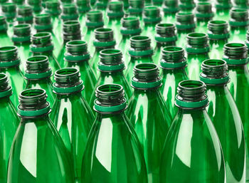 Full frame shot of bottles
