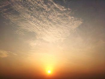 Scenic view of sunset
