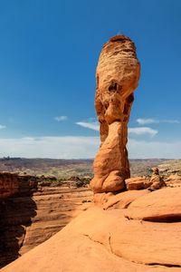 Rock formations in a desert