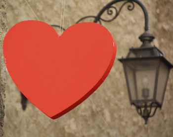 Close-up of heart shape