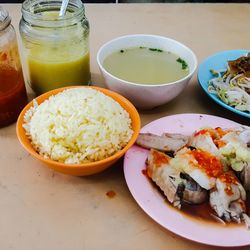 Close-up of food in plate