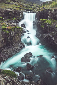 View of waterfall